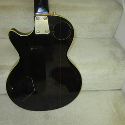 EKO Les Paul Style With Gold Hardware Circa 1970 - Black/Italy image 8