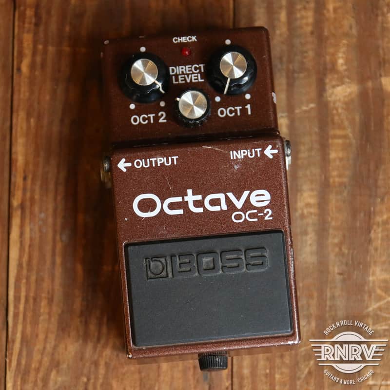 Boss OC-2 Octave (Black Label) 1984 - 1989 - Brown image 1