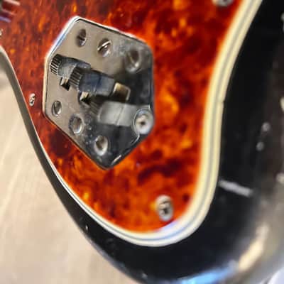1963 Fender Jaguar – Black Refinish – Mastery Bridge + Original Bridge – Hardshell Case image 8