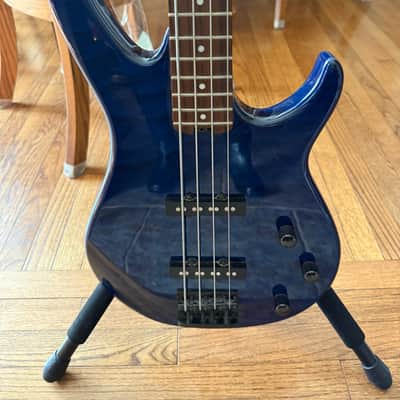 Peavey Millennium 4 AC BLUE BXP 4-String Active Electric Bass 2010s - Gloss Black image 1