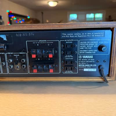 Vintage Yamaha CR-600 Natural Sound Stereo Receiver  Serviced & Cleaned Beauty🎶 image 12