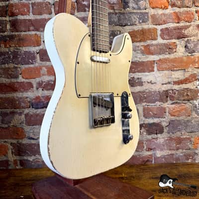 Revelator RetroSonic T-Style Baritone Electric Guitar w/ HSC (2025 - Olympic White) image 4