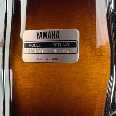Yamaha 20/10/12/14" Recording Custom 1994 Drum Set - Tobacco Sunburst image 10