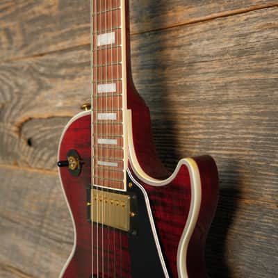 Used Gibson 2014 Les Paul Classic Custom Lite - Wine Red w/Case image 4