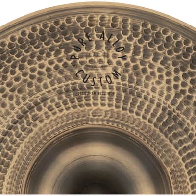 Meinl Pure Alloy Custom Super Bell Ride Cymbal 21" image 4
