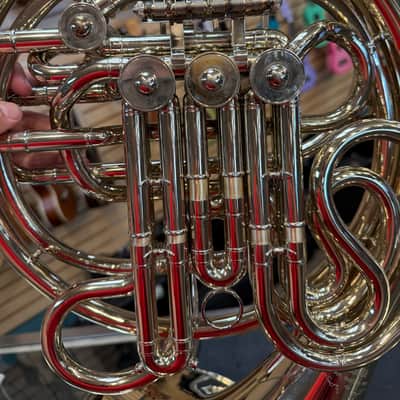 Yamaha YHR-668NII Professional Double French Horn 2010s - Nickel Silver image 5
