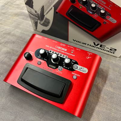 Boss VE-2 Vocal Harmonist Multi-Effect Unit 2014 - Present - Red image 2