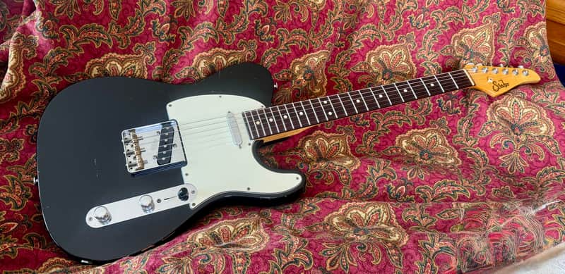 Suhr Classic T Antique Pro - Black nitro light relic image 1