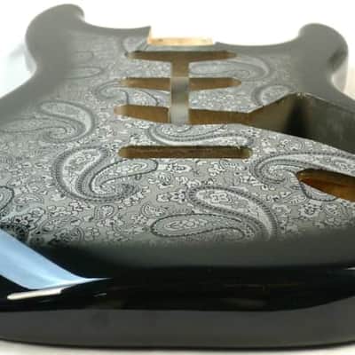 Black Alder Wood Custom Finish Guitar Strat Style Body image 2