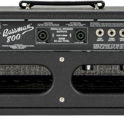 Fender Bassman 800HD 800-watt Hybrid Bass Head image 2