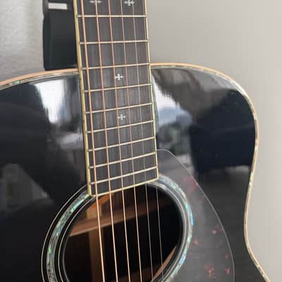 Yamaha LL16D Jumbo Acoustic Guitar 2010s - Natural image 3