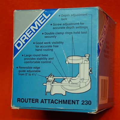 Dremel Router Attachment 230 for use with Moto-Tool Models 245,250,260,270,275,280,285,370,380, 395 image 9