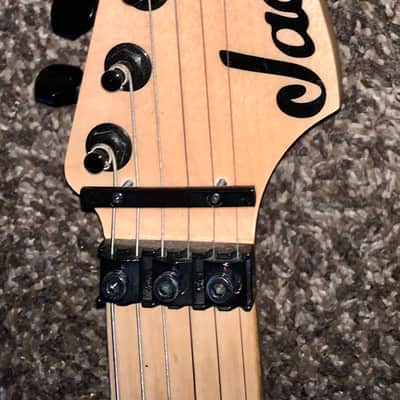 Jackson X Series Adrian Smith Signature  SDXQ  Transparent Green electric guitar, Floyd Rose image 2