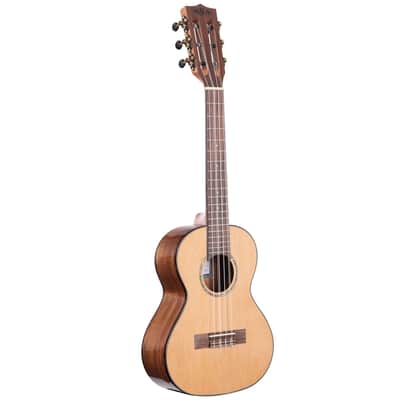 Kala Brand Solid Cedar & Acacia 6-String Tenor Ukulele image 2