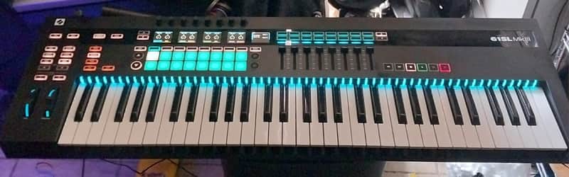 Novation 61 SL MK III MIDI Controller 2018 - Present - Black image 1
