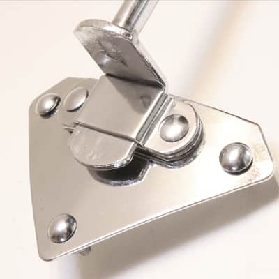 Slingerland Cocktail Drum Slotted Plate with 6" Spade Arm and Cowbell 1960s / INSPECTED & TESTED image 10