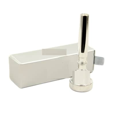 Trumpet Mouthpiece for Bach Size Silver Plated image 2
