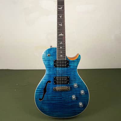 PRS SE Zach Myers Semi-Hollow Electric Guitar Myers Blue image 2