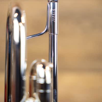 B&S Challenger I 3137-S Bb Trumpet - Silverplated w/ Case image 7