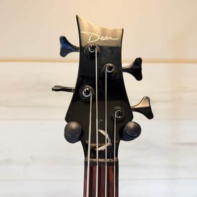 Dean Edge 14 4-String Bass Guitar Satin Black 2000's image 5