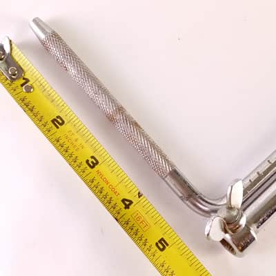 Ludwig Cymbal L-Arm #1371 Telescoping Pre-1967 Vintage Chrome 3/8" Super Classic image 4