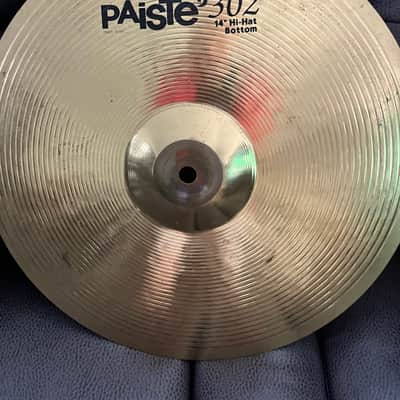 Paiste 14" 302 Hi-Hat Cymbals (Pair) 1993 - 2003 - Traditional image 8