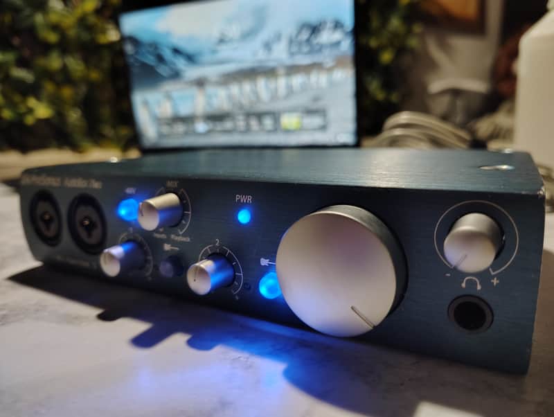 PreSonus AudioBox iTwo USB Audio Interface- Blue image 1