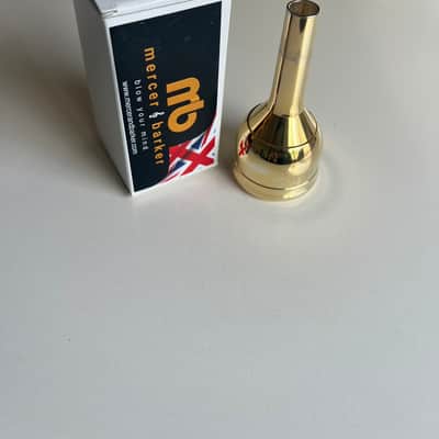 Mercer and Barker MB3 Tuba Mouthpiece Gold Plated image 2