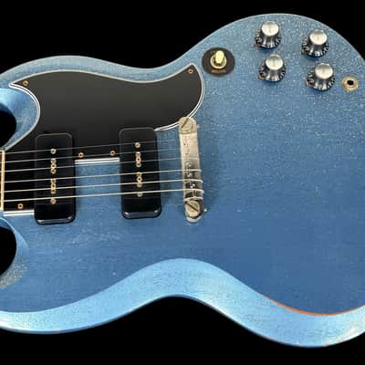 2025 Gibson SG '63 Special Custom Shop Murphy Lab Light Aged ~ TV Pelham Blue Sparkle image 2