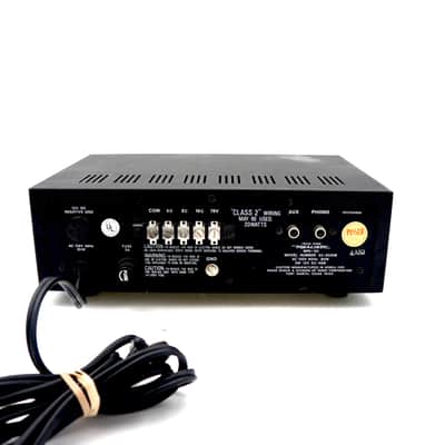 Vintage Realistic MPA-20 Solid State P.A. Amplifier 120V / 12V Mic Preamp Portable image 9