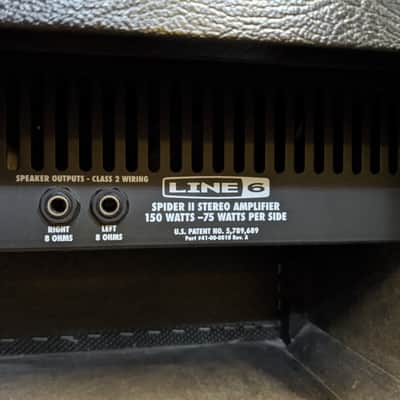 Line 6 Spider II Stereo 150 Watt Guitar Amplifier With Digital Effects - Looks And Sounds Excellent! image 7