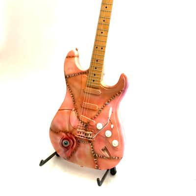 LEATHERSTRAT Peavey Predator Custom Airbrushed Horror Strat image 4