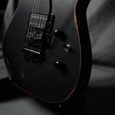 1989 Kramer ProAxe Standard Distressed Matte Black SEE DESCRIPTION image 7