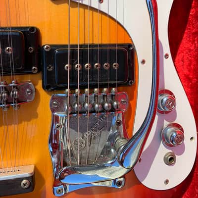 Mosrite Joe Maphis Double Neck Mark XVIII 1966 - Custom Sunburst image 5