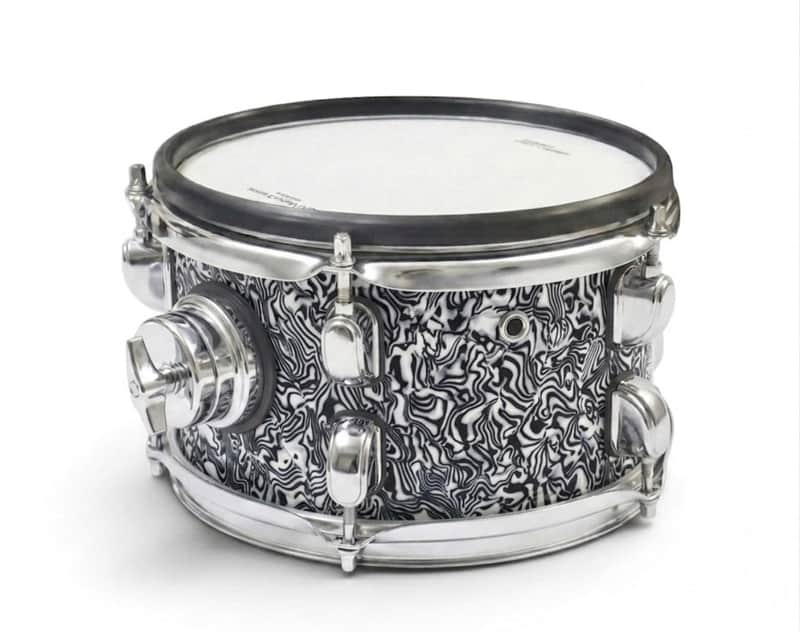 Dolby 8” Electronic Black Abalone TOM w 3 Triggers for Roland Alesis Drum image 1