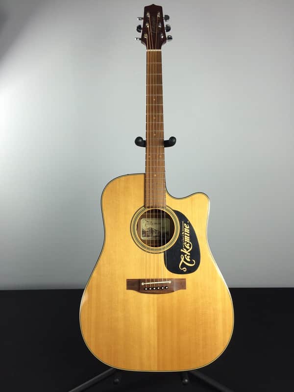 Takamine EF340SC Dreadnought Acoustic Guitar Natural image 1