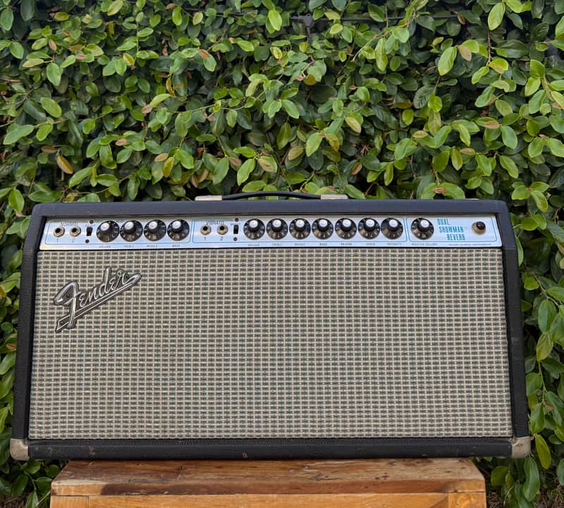 Fender Dual Showman Reverb 2-Channel 100-Watt Guitar Amp Head 1973 - Very Good