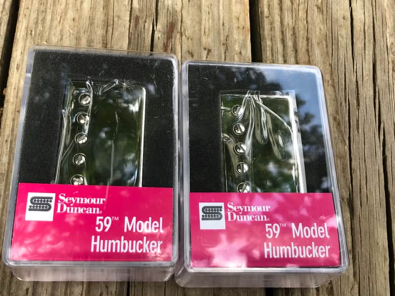 Seymour Duncan Vintage Blues Humbucker Pickup Set SH-1 59 NICKEL COVERS image 1