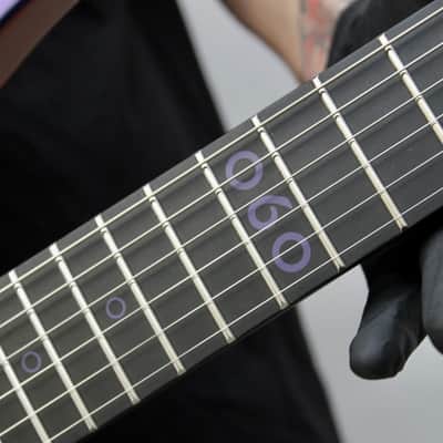 Aristides NAMM Exclusive 060 Evertune 2024 - Worn Purple/Red Chameleon Gloss image 5