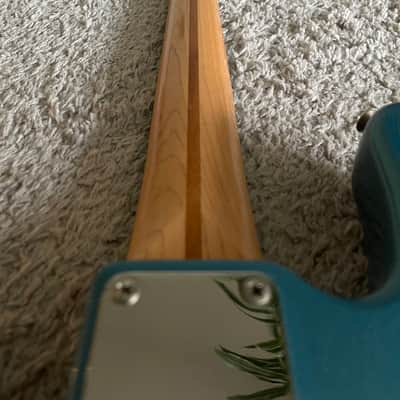 Fender Standard Jazz Bass 2000 MIM Rare Ocean Turquoise 4-String Bass Guitar image 11