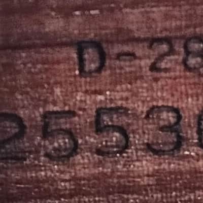 Martin D-28 1969 Vintage Acoustic Guitar w/HSC image 8