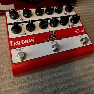 Friedman IR-J Jake E. Lee Signature Dual Tube Preamp 2024 - Present - Red / White image 2