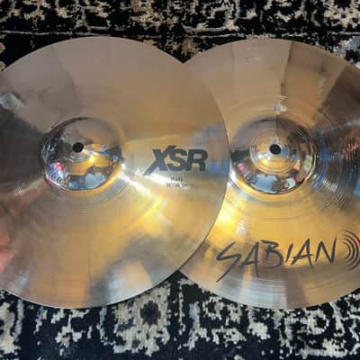 Sabian 14" XSR Hi-Hat Cymbals (Pair) - Brilliant image 1