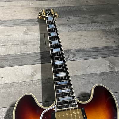2022 Gibson Custom 1959 ES-355 VOS Left Handed - Vintage Sunburst image 3