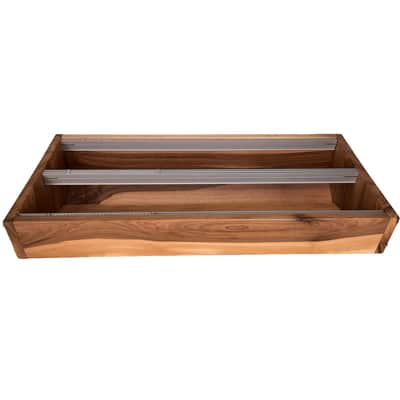 6U / 126hp Eurorack case EVA • Rails + M3 nuts / Walnut / Unpowered image 2