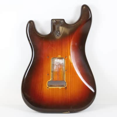 1979 Vintage Fender Stratocaster Sunburst BODY S9 Serial 1970s CBS Era USA Strat image 3