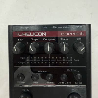 TC Helicon Voicetone Correct Correction Vocal Effect Pedal + Power Supply image 2