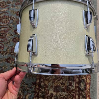 Ludwig No. 980 Super Classic Outfit 9x13 / 16x16 / 14x22" Drum Set (3-Ply) 1970 - Silver Sparkle (C022-1) image 14