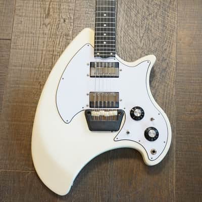 1970's Ovation Breadwinner Electric Guitar White + OHSC image 5