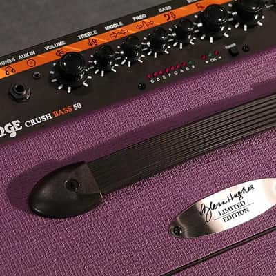Orange Amplifiers Limited Glenn Hughes Purple Crush Bass 50 Amp 1x12 Speaker image 4